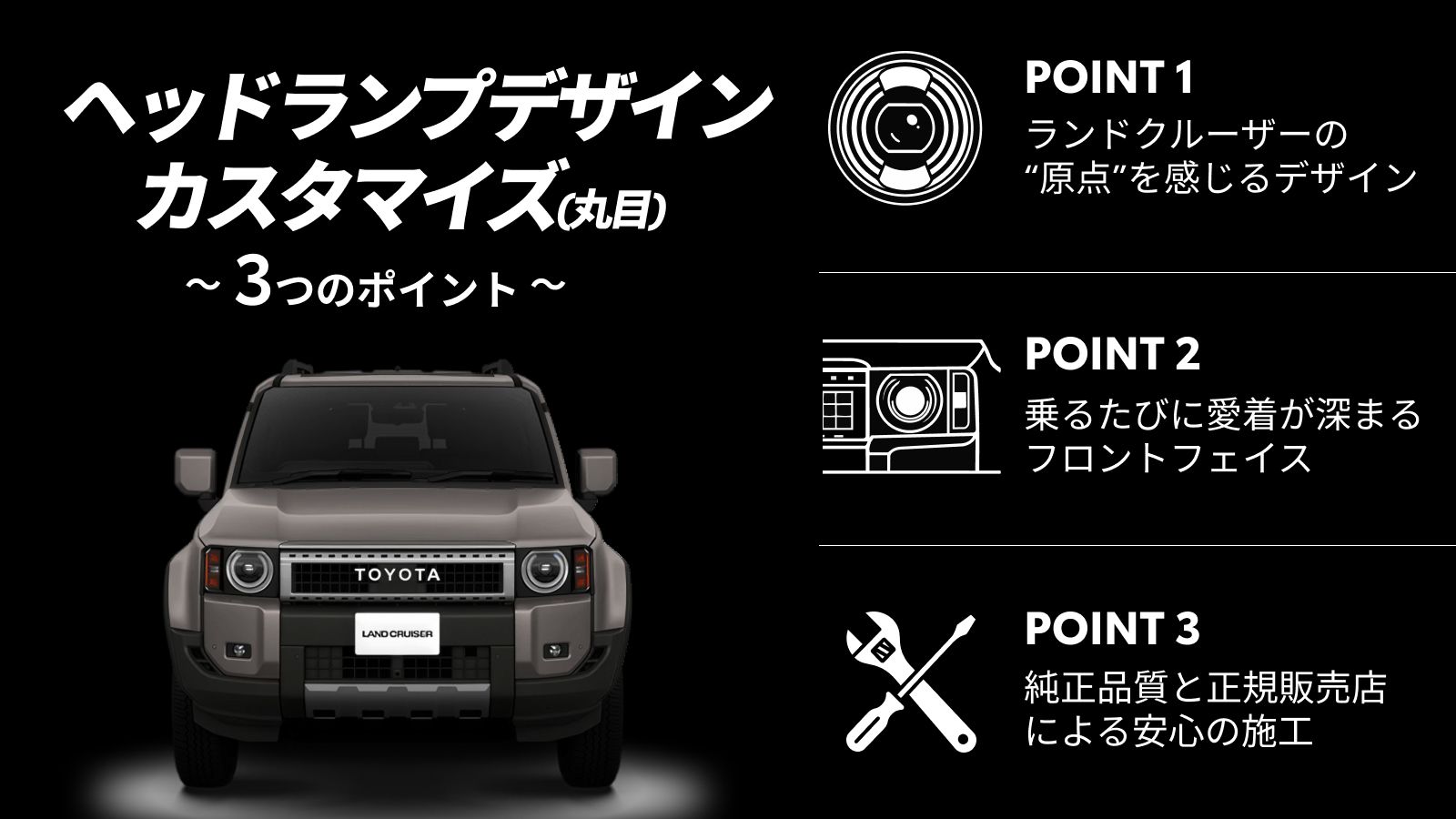 Toyota強調圓燈套件是由原廠所設計，品質上比較有保障。（圖／Toyota提供）
