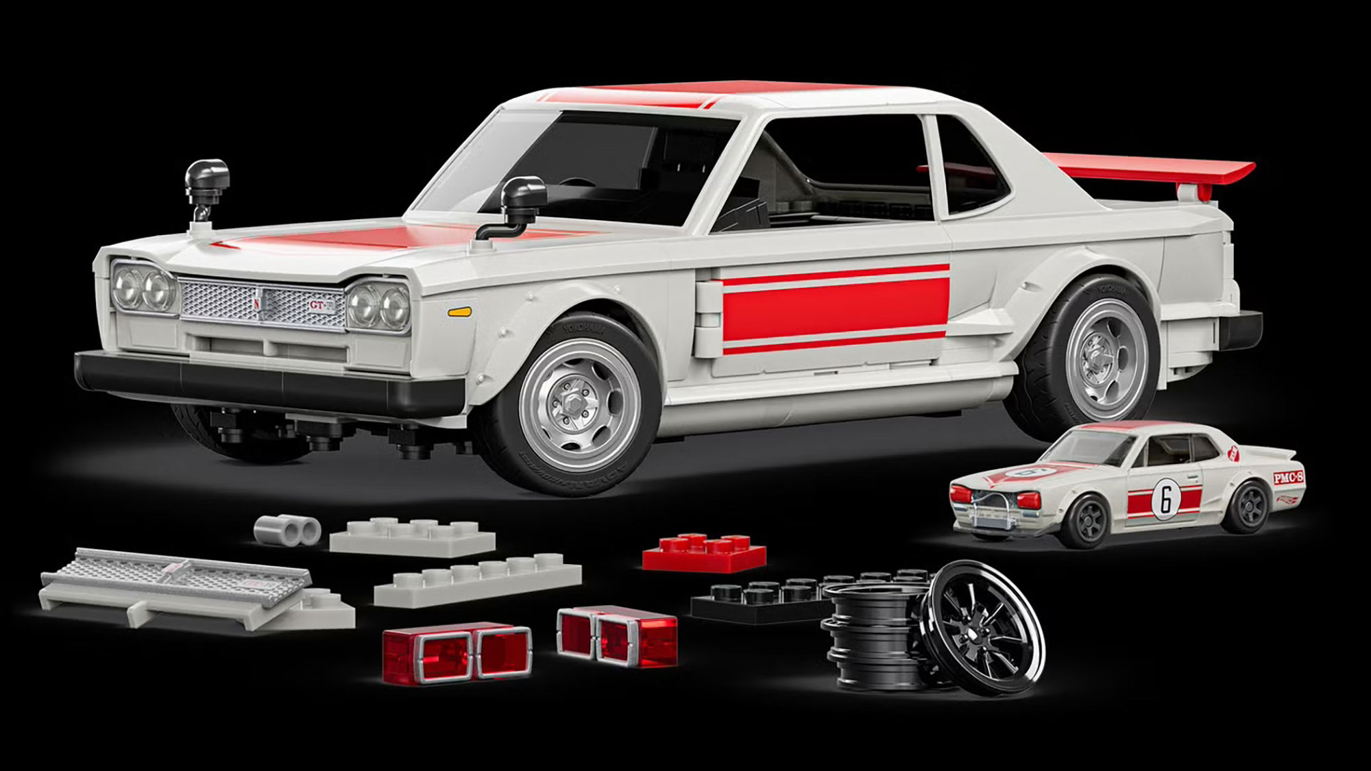 經典「JDM」化身積木模型，風火輪推出Nissan Skyline 2000 GT-R