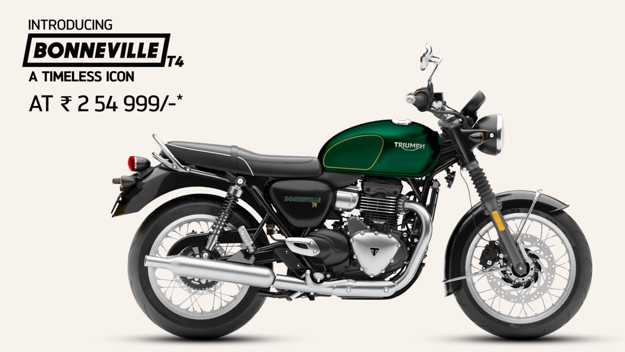 Triumph復古街車開價8.5萬！Bonneville T4開放預購