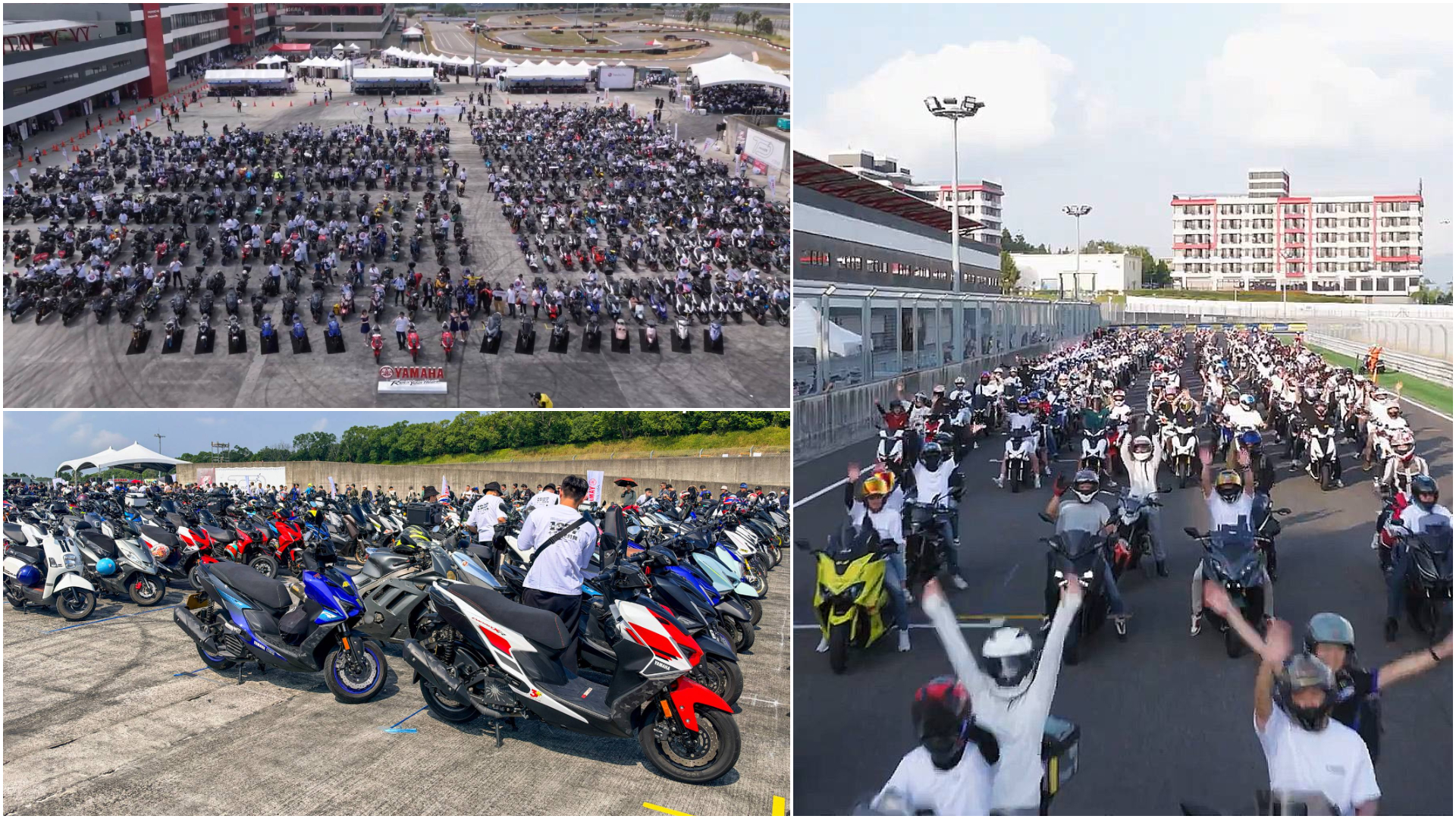 Yamaha 40週年大會師近千車齊聚麗寶！經典神車全現身宛如山葉嘉年華會