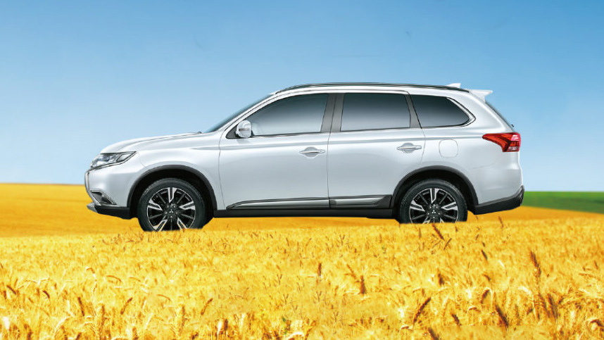 根據消息掌握,第三代Outlander庫存只剩下2.4安全型,而且車色只剩下白色。(圖/Mitsubishi提供)