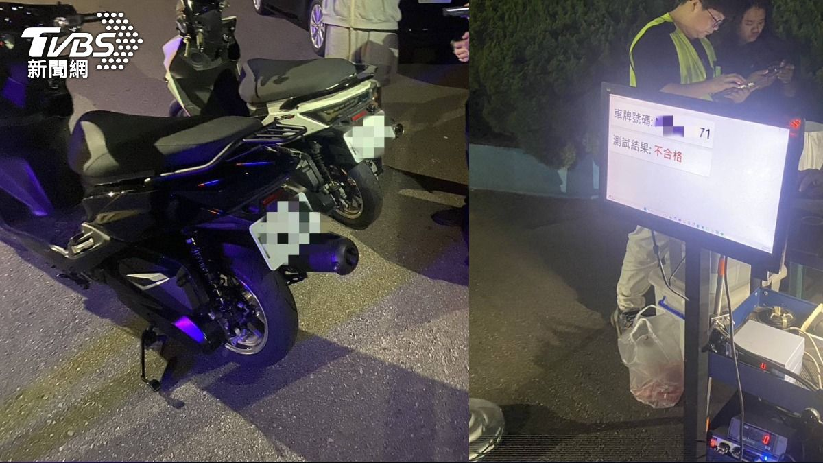 台中大肚山望高寮夜景遭2隻山道猴炸街！警方測出107分貝開萬元罰單| 地球黃金線