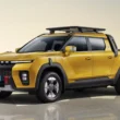 品牌首款同時也是韓國首款的電動皮卡Musso EV。(圖片來源 / KG Mobility)