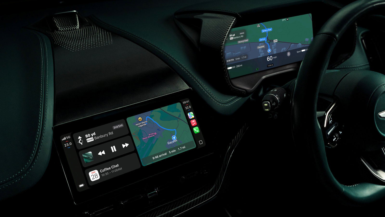 最強CarPlay Ultra正式發表,蘋果攜手Aston Martin DBX率先演繹