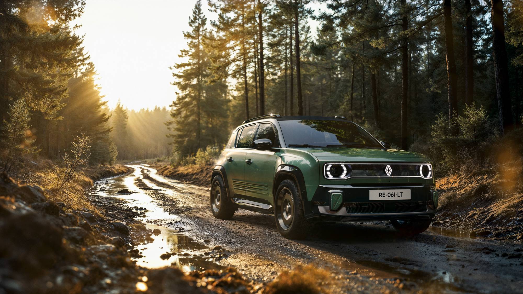 Renault 4 Savane 4x4 Concept法網全球首發,電動四驅挑戰小型跨界極限