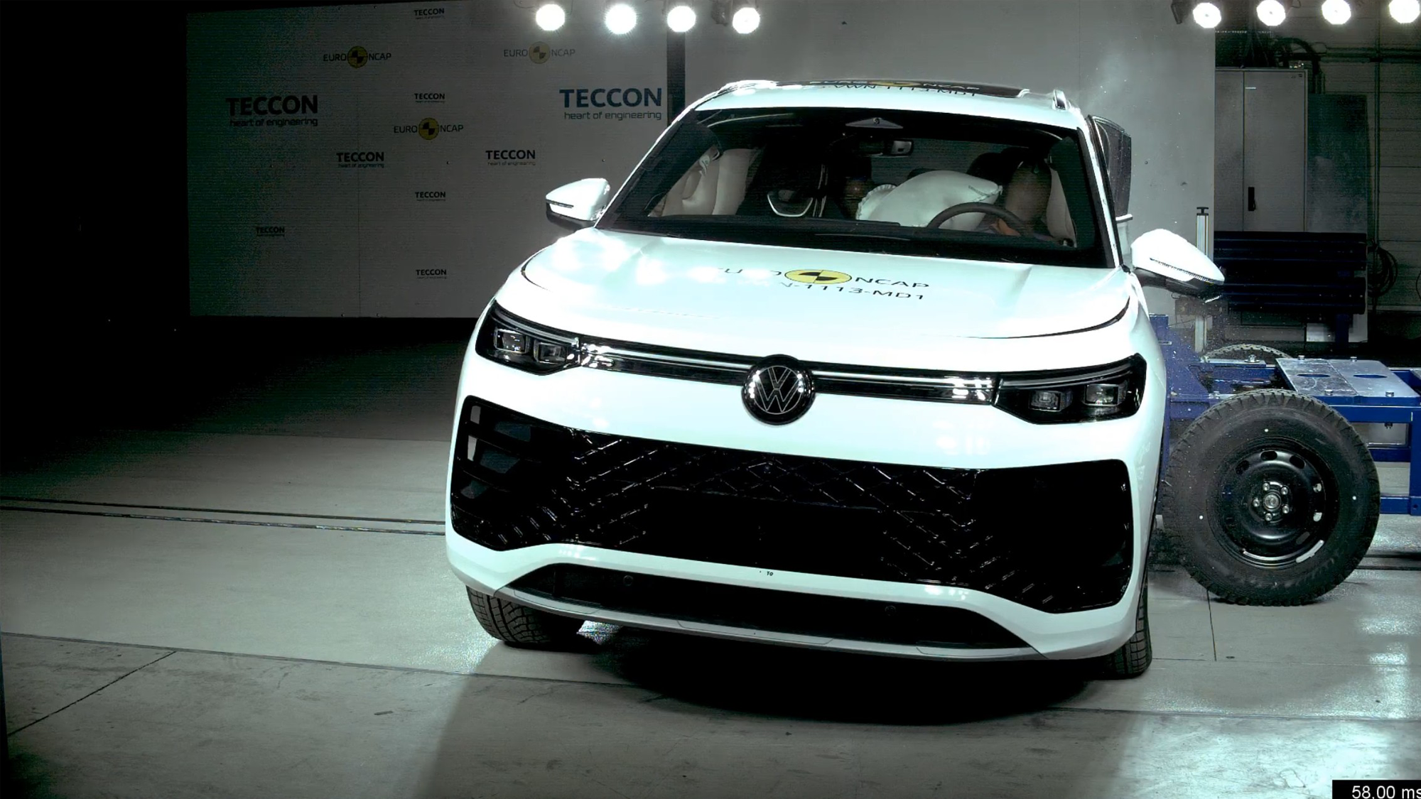 Volkswagen Tayron獲Euro NCAP五星評價，實現福斯Safety for All理念