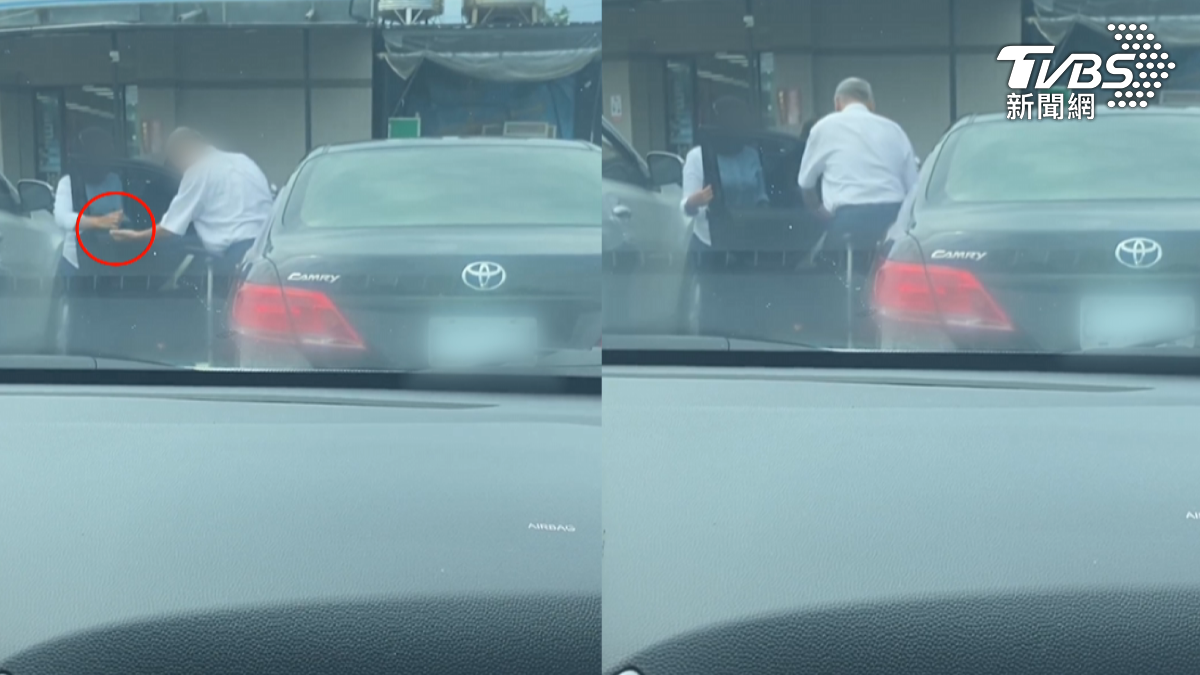 白髮老翁拄拐杖「手抖腳無力」疑中風過?遭目擊竟開車載2名看護外出!