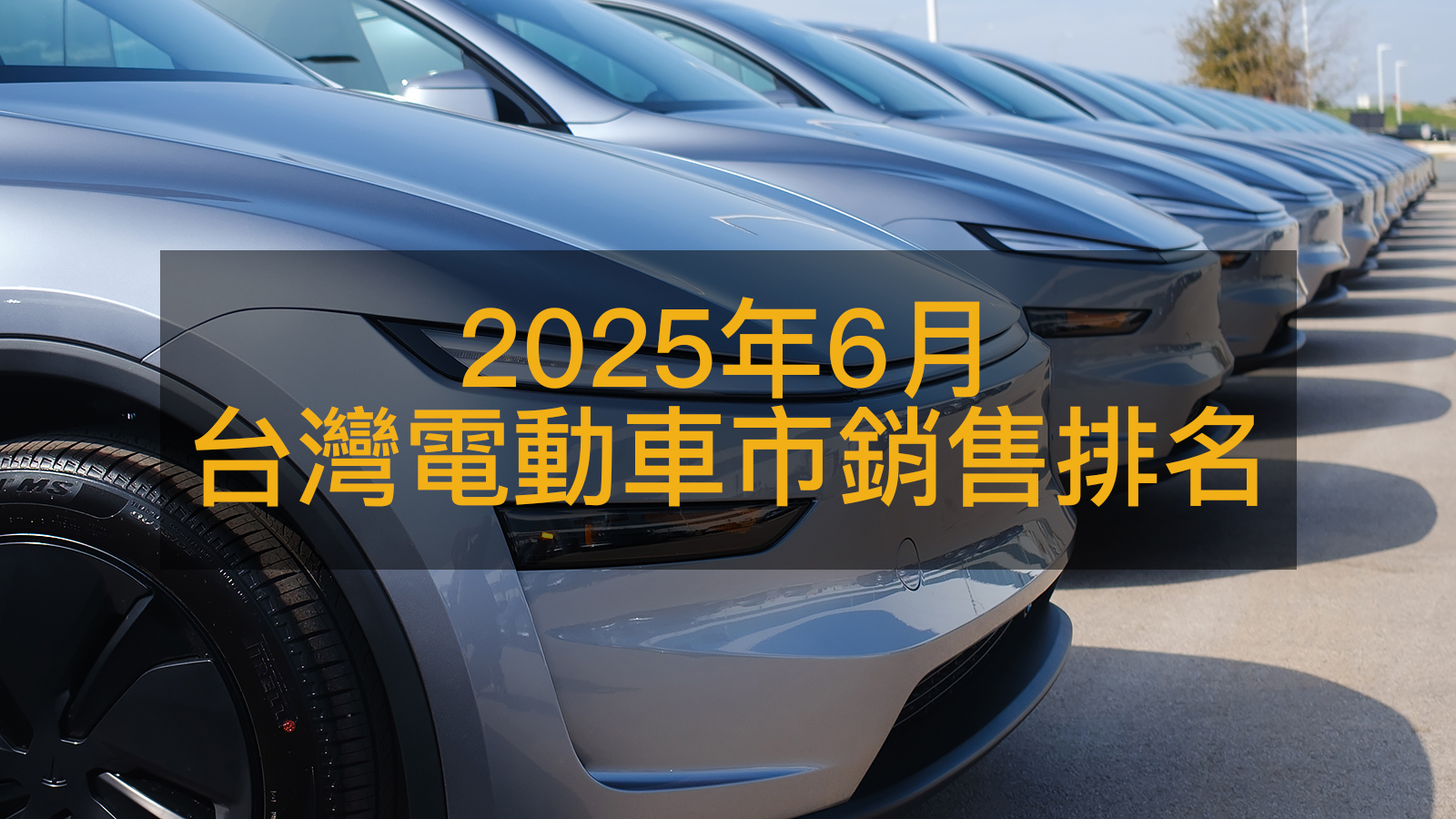 2025年6月台灣電動車市銷售報告,Model Y改款衝榜首n⁵已領牌?