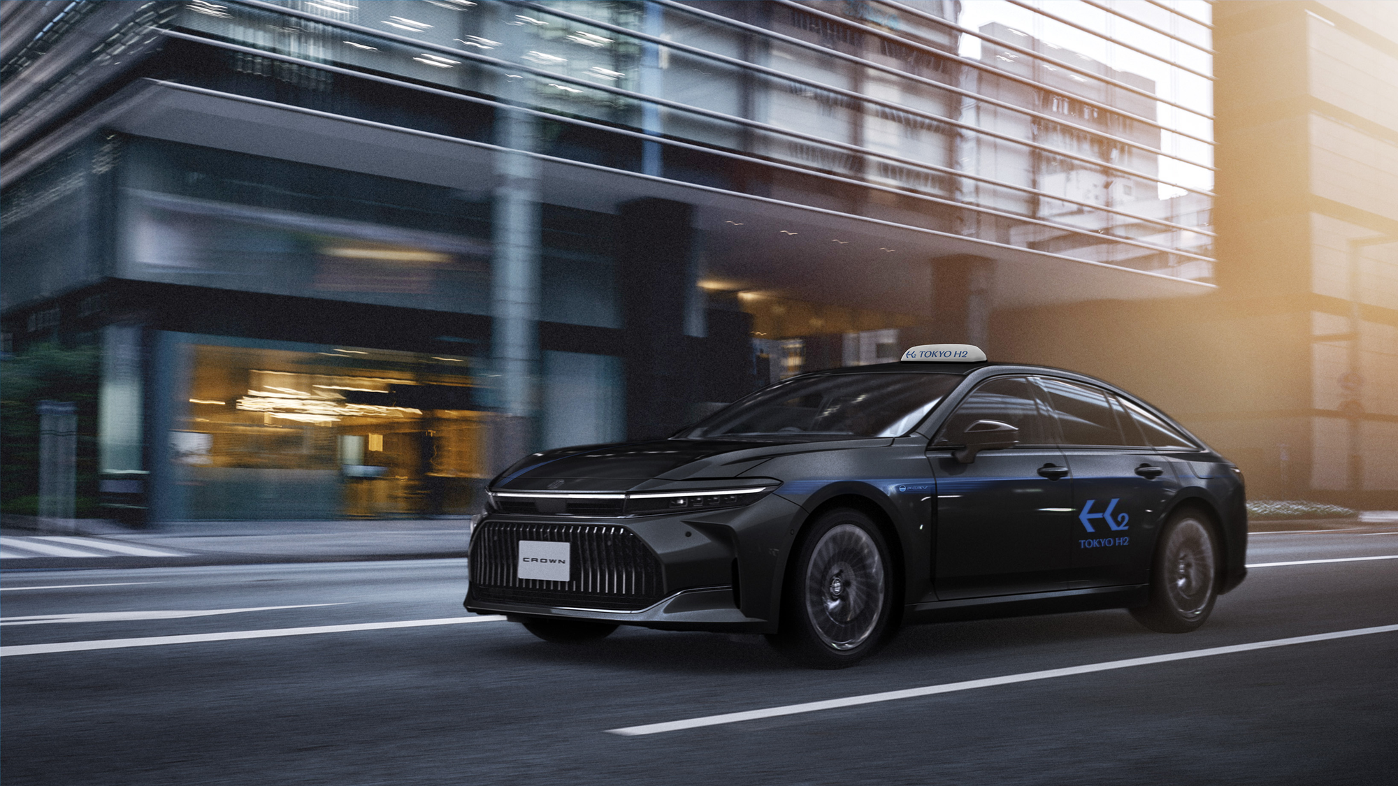 Toyota攜手東京都啟動「TOKYO H2」計畫，Crown燃料電池計程車加入陣容