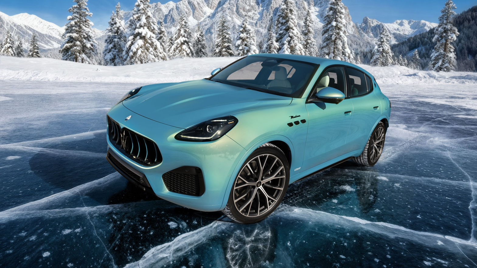 Maserati Grecale Cristallo走入冷冽山峰，傳遞聖火象徵奧運傳承