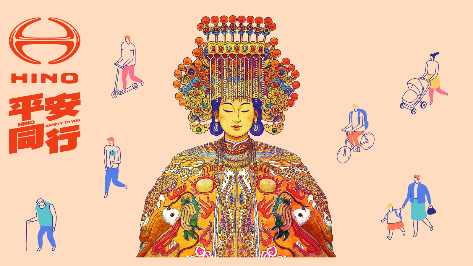 Hino伴車主平安同行，贈媽祖平安禮、順行守護巴士繞境出動！