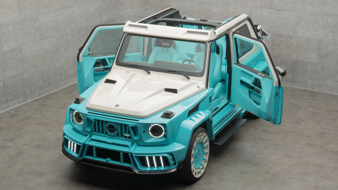 Mansory Azura爆改雙門敞篷大G，打開車門竟像走進水族館？ | 地球黃金線