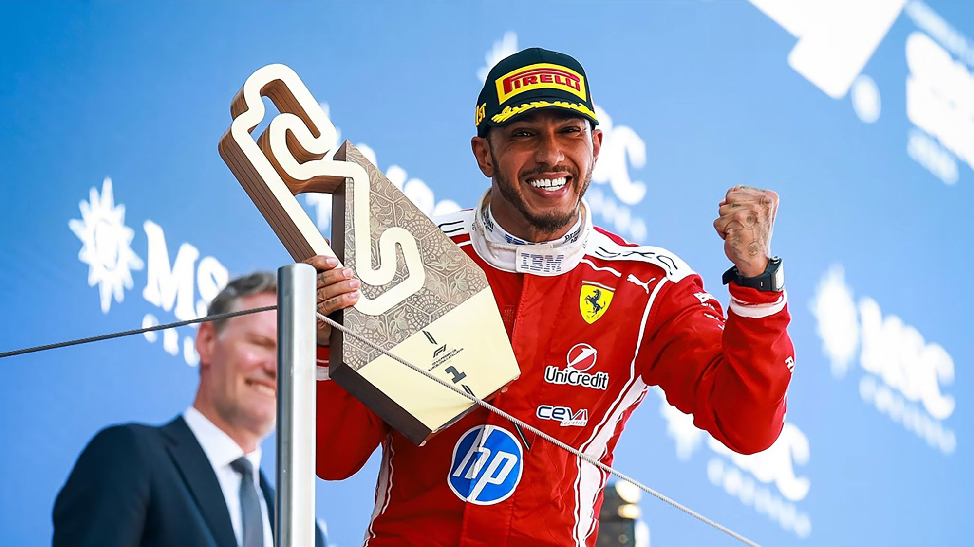Lewis Hamilton走出低潮！奪加盟Ferrari後首座分站冠軍