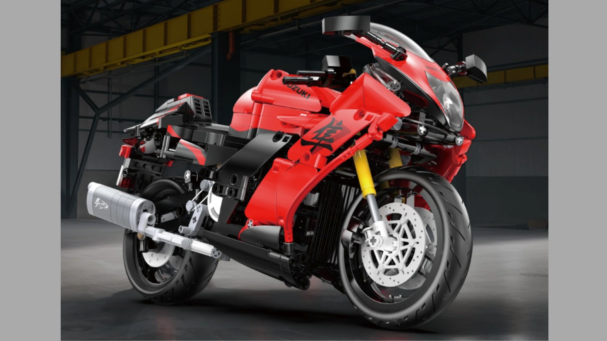 「隼」變成積木了！Suzuki Hayabusa授權模型售價不到600元