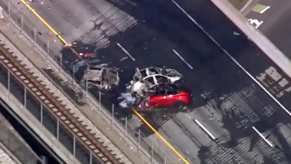 自稱蘋果主管！男駕特斯拉飆速228km/h，撞車起火釀一對母女亡