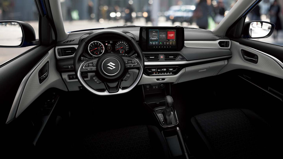Swift Black Limited黑色限定版內裝維持既有鋪陳。（圖／Suzuki提供）